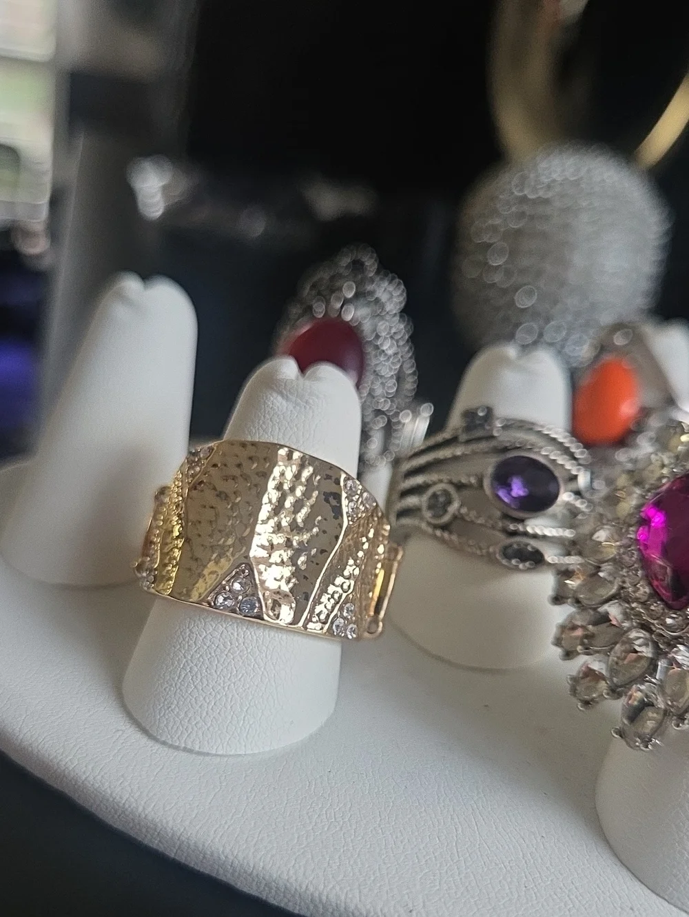 paparazzi ring textured